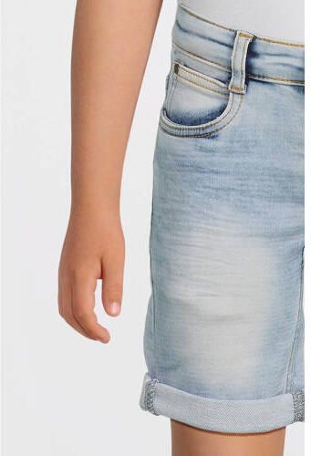 Koko Noko jeans bermuda Nils light denim short Blauw Jongens Stretchdenim 134 140 - Foto 2