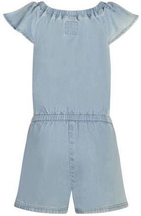 Koko Noko off shoulder playsuit blauw Effen 104 | Playsuit van - Foto 2