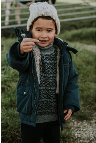 Koko Noko parka donkerblauw Jas Jongens Polyester Capuchon Effen - Foto 3