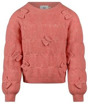 Koko Noko rechtvallende gebreide trui roze Meisjes Polyester Ronde hals - Foto 3
