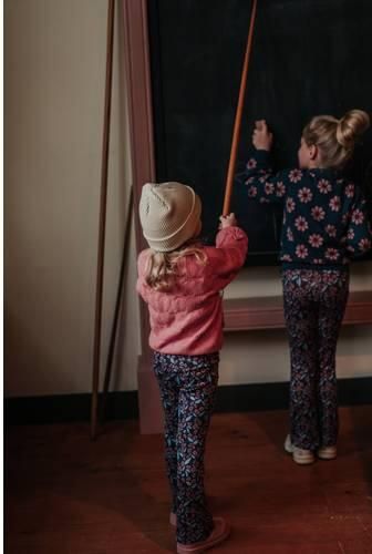 Koko Noko rechtvallende gebreide trui roze Meisjes Polyester Ronde hals - Foto 5