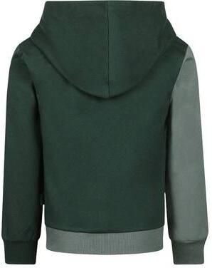 Koko Noko rechtvallende hoodie groen Sweater Meerkleurig - Foto 3