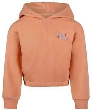 Koko Noko rechtvallende hoodie oranje Sweater Effen