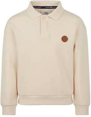 Koko Noko rechtvallende sweater beige Effen