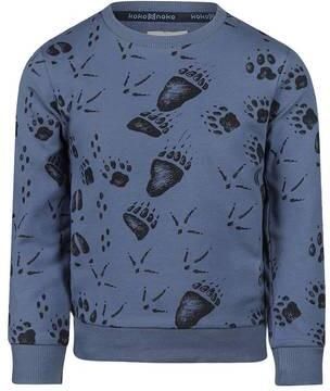 Koko Noko rechtvallende sweater met print blauw All over print