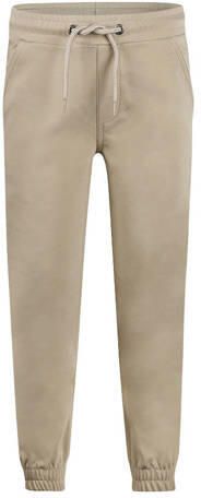 Koko Noko regular waist sweatpants beige Broek Jongens Polyester Effen