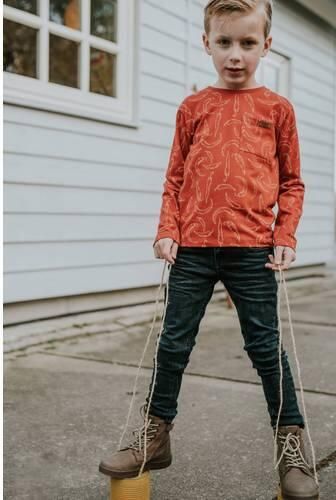 Koko Noko skinny jeans blauw Jongens Denim Effen - Foto 3