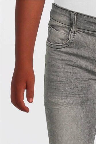Koko Noko skinny jeans Nelly grijs stonewashed Meisjes Stretchdenim Effen 122 128 - Foto 3