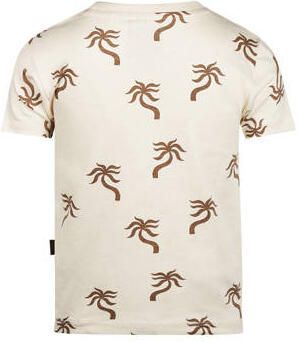 Koko Noko T-shirt ecru Jongens Stretchkatoen Ronde hals All over print - Foto 3