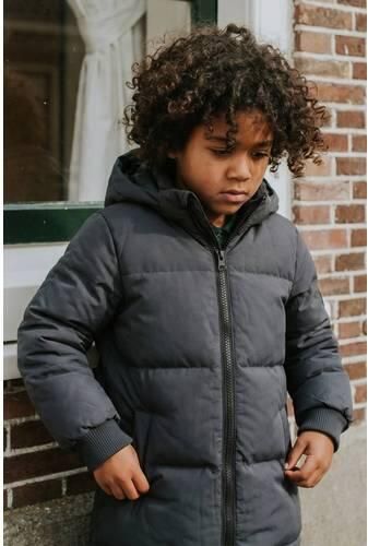 Koko Noko winterjas donkerblauw Jongens Polyester Capuchon Effen - Foto 2