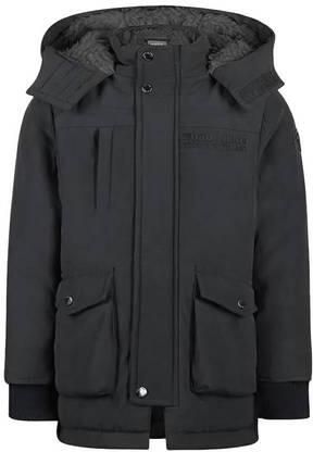 Koko Noko winterparka donkergrijs Jas Jongens Polyester Capuchon Effen