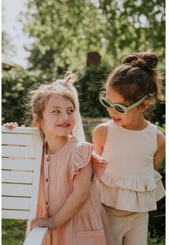 Koko Noko zomerjurk roze Meisjes Katoen Ronde hals Effen - Foto 2