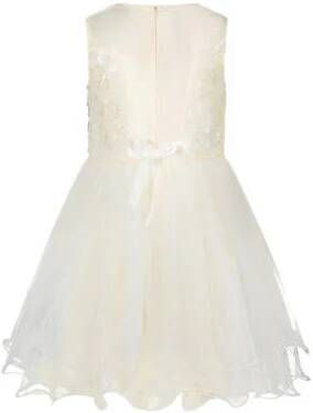 Le Chic A-lijn jurk SYMPHA wit Meisjes Polyester Ronde hals Effen 104