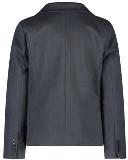 Le Chic Garcon colbert ABEL blauwgrijs Jongens Stretchkatoen Reverskraag 110