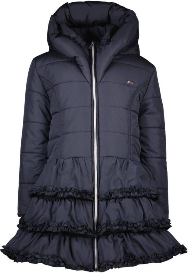 Le Chic gewatteerde jas blauw
