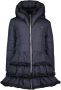 Le Chic gewatteerde jas blauw - Thumbnail 1