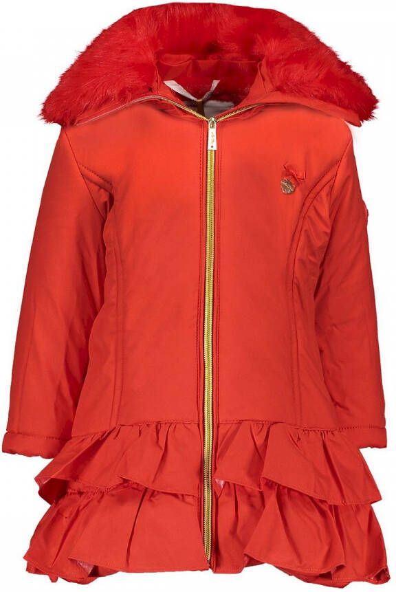 Le Chic winterjas rood Meisjes Polyester Capuchon 80