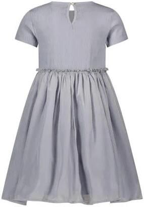 Le Chic A-lijn jurk SMOOR lichtblauw Meisjes Polyester Ronde hals Effen 110