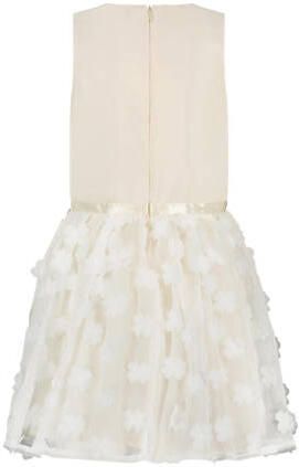 Le Chic A-lijn jurk SYMPHONICA wit Meisjes Polyester Ronde hals Effen 104