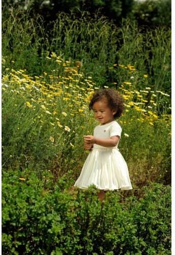 Le Chic baby jurk SMORY offwhite Ecru Meisjes Polyester Ronde hals Effen 86 - Foto 2