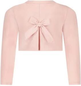 Le Chic bolero NONAHY babyroze Vest Meisjes Katoen Ronde hals Effen 80