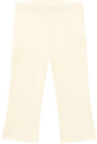 Le Chic flared broek ecru Meisjes Polyester Effen