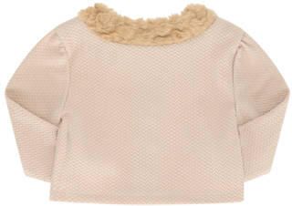 Le Chic gebreid vest lichtbruin Meisjes Polyester Ronde hals Gemêleerd - Foto 2