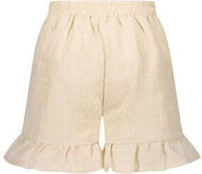 Le Chic gestreepte regular fit casual short DANSZA beige Korte broek Meisjes Polyester 104