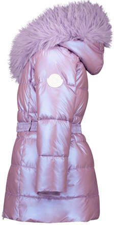 Le Chic gewatteerde winterjas BODETTE metallic lila Paars Meisjes Polyester Capuchon 104 - Foto 3