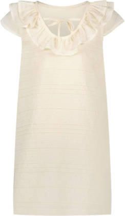 Le Chic jurk SALUCA offwhite Ecru Meisjes Viscose Boothals Effen 104