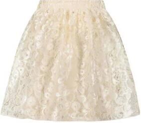 Le Chic kanten rok TRUTHY met kant bruin 152 | Rok van