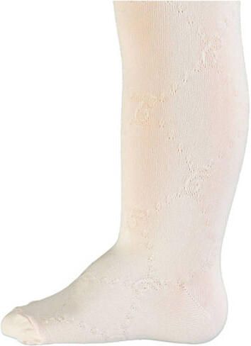 Le Chic panty met ingebreid patroon roze Meisjes Katoen Size 3 - Foto 2