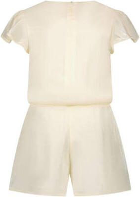 Le Chic jumpsuit KOBUS offwhite Ecru Meisjes Gerecycled polyester Ronde hals 110