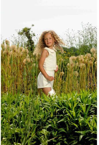 Le Chic regular fit casual short DUTTI offwhite Korte broek Ecru Meisjes Polyester 104 - Foto 4