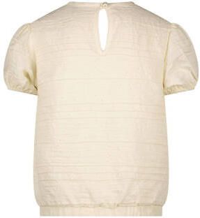 Le Chic top EVERLY offwhite Ecru Meisjes Polyester Ronde hals Effen 104
