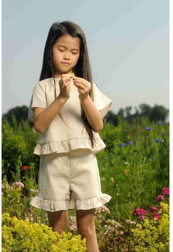 Le Chic top EVOLY beige Meisjes Polyester Ronde hals Effen 104 - Foto 2