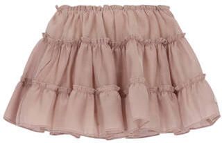 Le Chic tule rok met glitters roze Meisjes Polyamide Effen