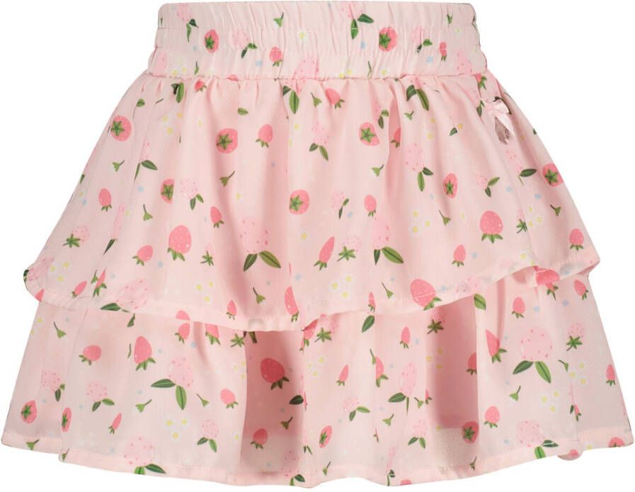 Le Chic rok TINI met all over print roze Meisjes Polyester All over print 74