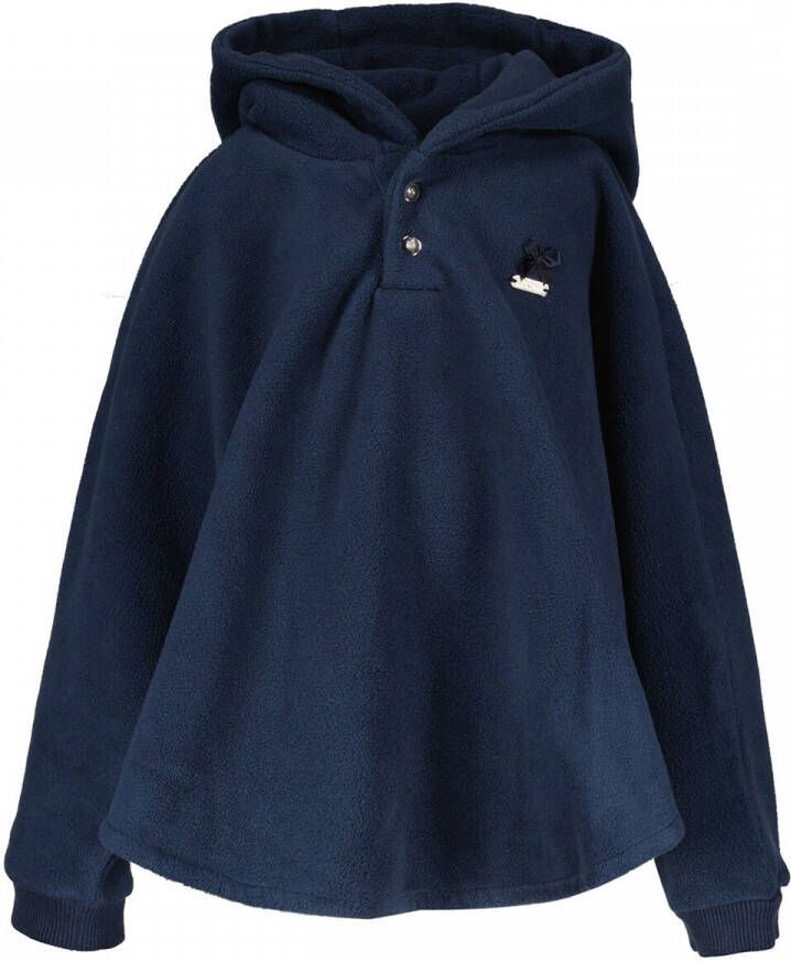 Le Chic sweater blauw Meisjes Polyester Capuchon Effen Size 1