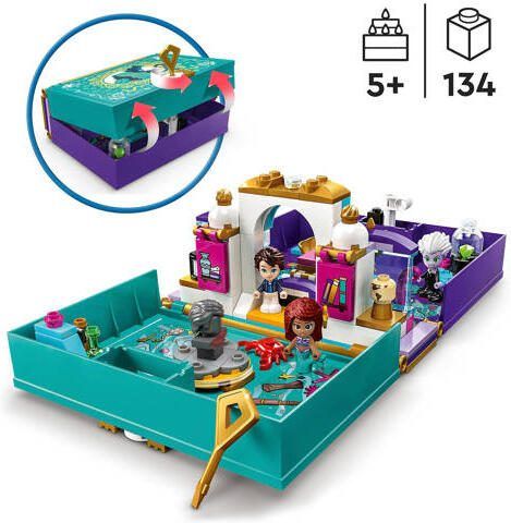 Lego Disney Princess De Kleine Zeemeermin verhalenboek 43213 Bouwset - Foto 3