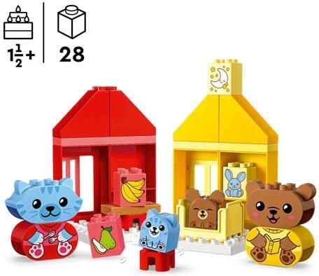 Lego Duplo Dagelijkse gewoontes – eten en slapen 10414 Bouwset - Foto 3