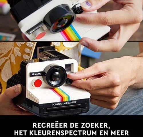 Lego IDEAS Polaroid OneStep SX-70 camera 21345 Bouwset - Foto 3