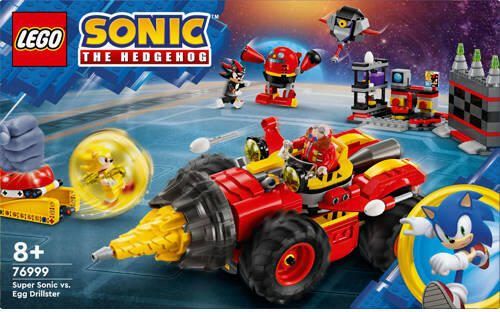 Lego Sonic the Hedgehog the Hedgehog™ Super Sonic vs. Egg Drillster 76999 Sonic Bouwset