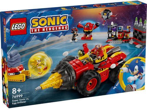 Lego Sonic the Hedgehog the Hedgehog™ Super Sonic vs. Egg Drillster 76999 Sonic Bouwset - Foto 2