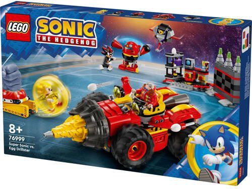Lego Sonic the Hedgehog the Hedgehog™ Super Sonic vs. Egg Drillster 76999 Sonic Bouwset - Foto 3