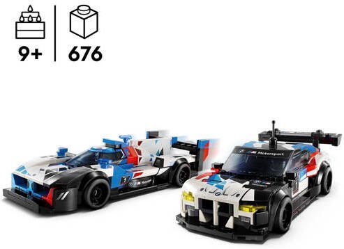 Lego Speed Champions BMW M4 GT3 & BMW M Hybrid V8 racewagens 76922 Bouwset