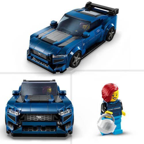 Lego Speed Champions Ford Mustang Dark Horse sportwagen 76920 Bouwset - Foto 2