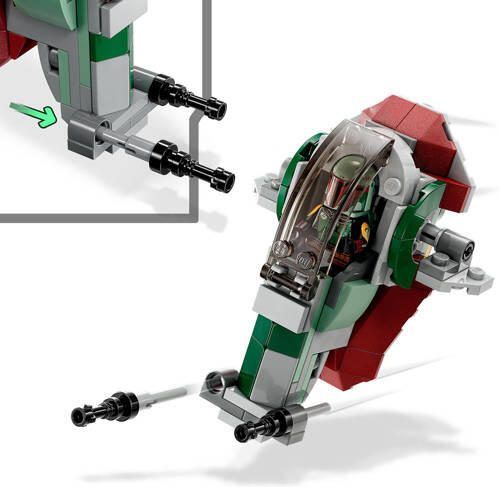 Lego Star Wars Boba Fett's sterrenschip Microfighter 75344 Bouwset