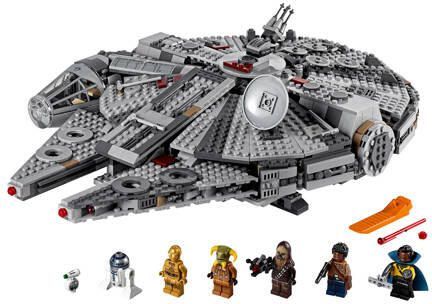 Lego Star Wars Millennium Falcon 75257 + TIE Bomber 75347 Bouwset - Foto 3