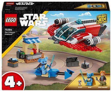 Lego Star Wars Tenoo Jedi tempel 75358 + The Crimson Firehawk 75384 Bouwset